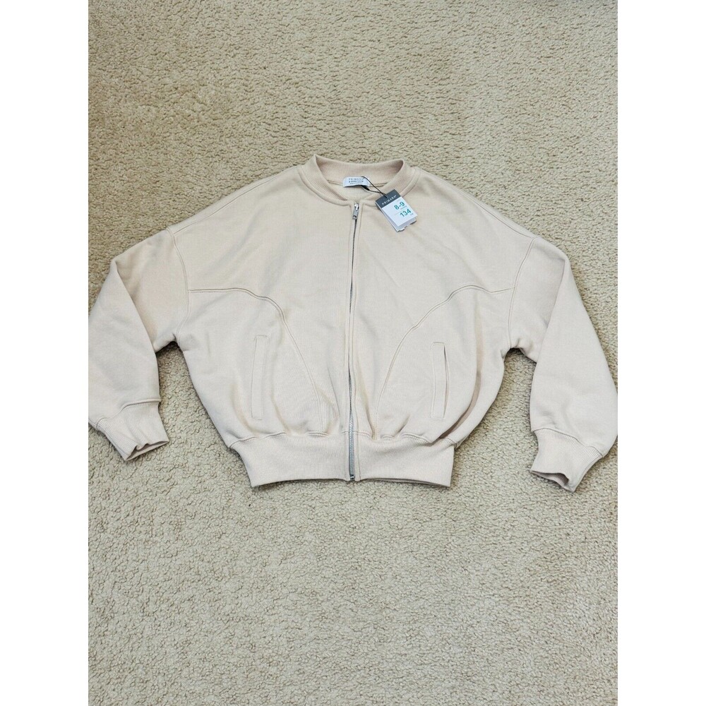 NWT Primark Stone Cotton Bomber Jacket Girls